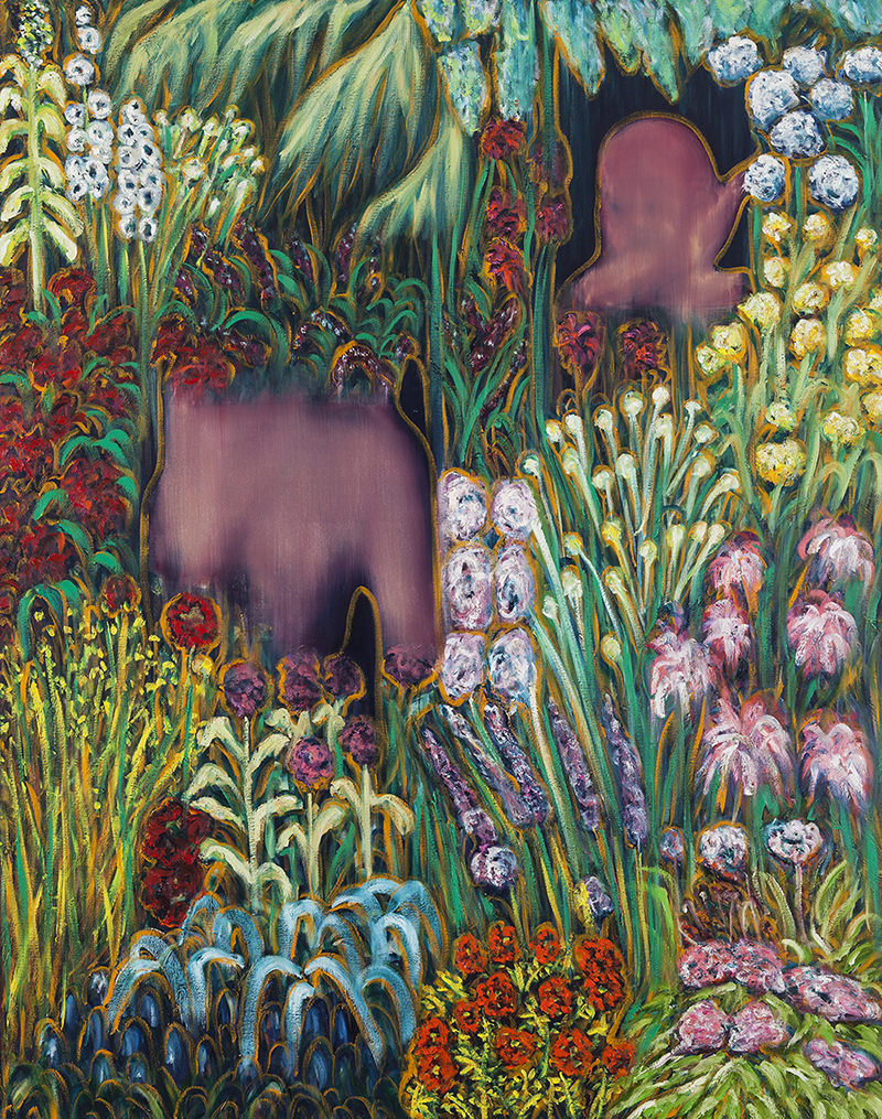 꽃밭 속의 형상 figure in the garden oil on canvas 190x150cm  2015_1000.jpg