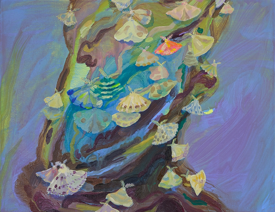 900_4_배미정_버섯같이 자란 나방들_Acrylic on canvas_31.8x40.9cm_2024.jpg