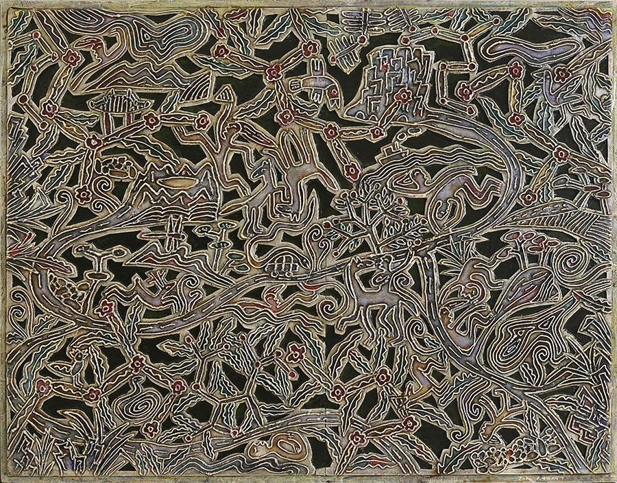 900_홍성석, 탐라별곡, 2006년, 패널에 혼합재료, 91×116.5cm.jpg